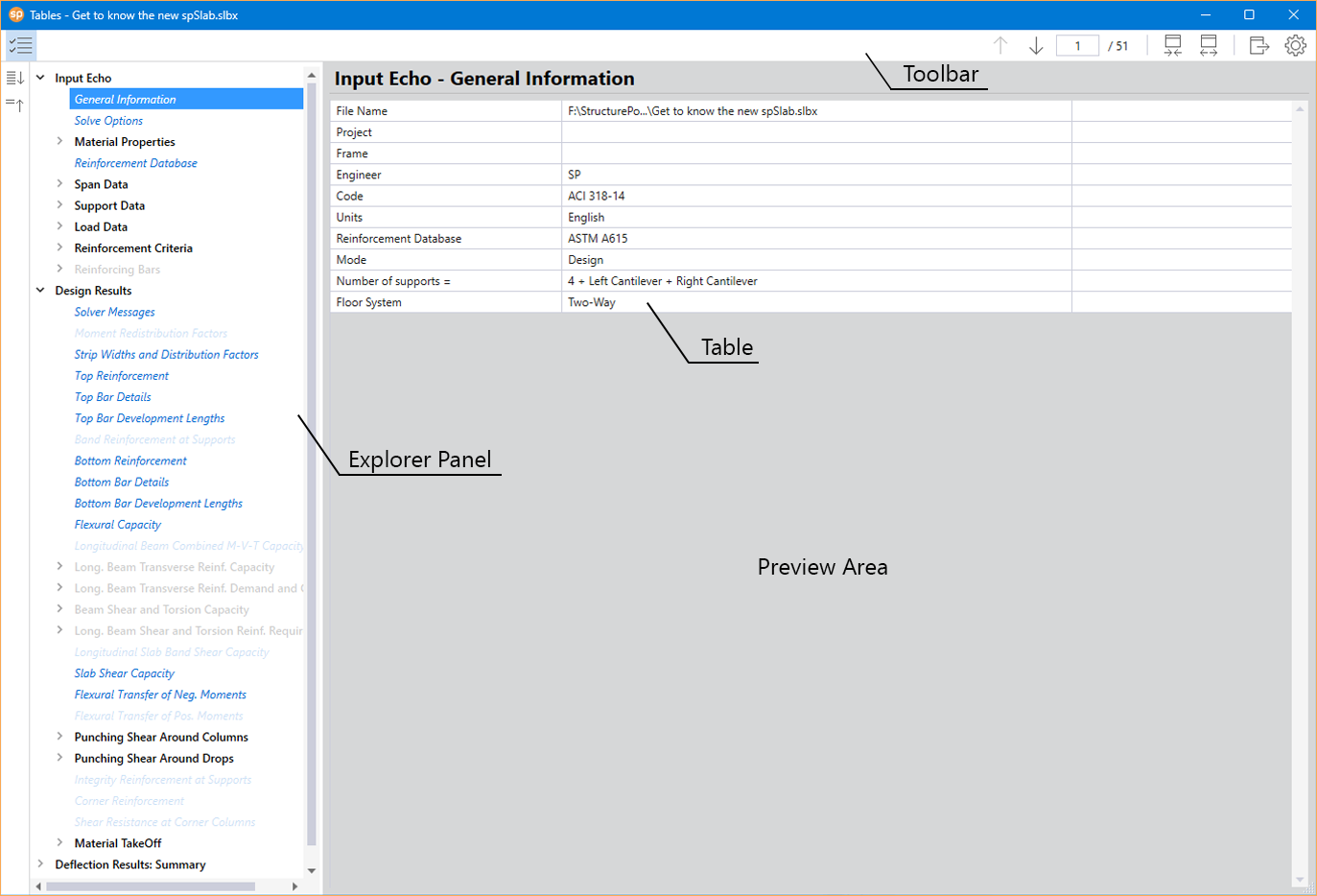 StructurePoint - spSlab Features