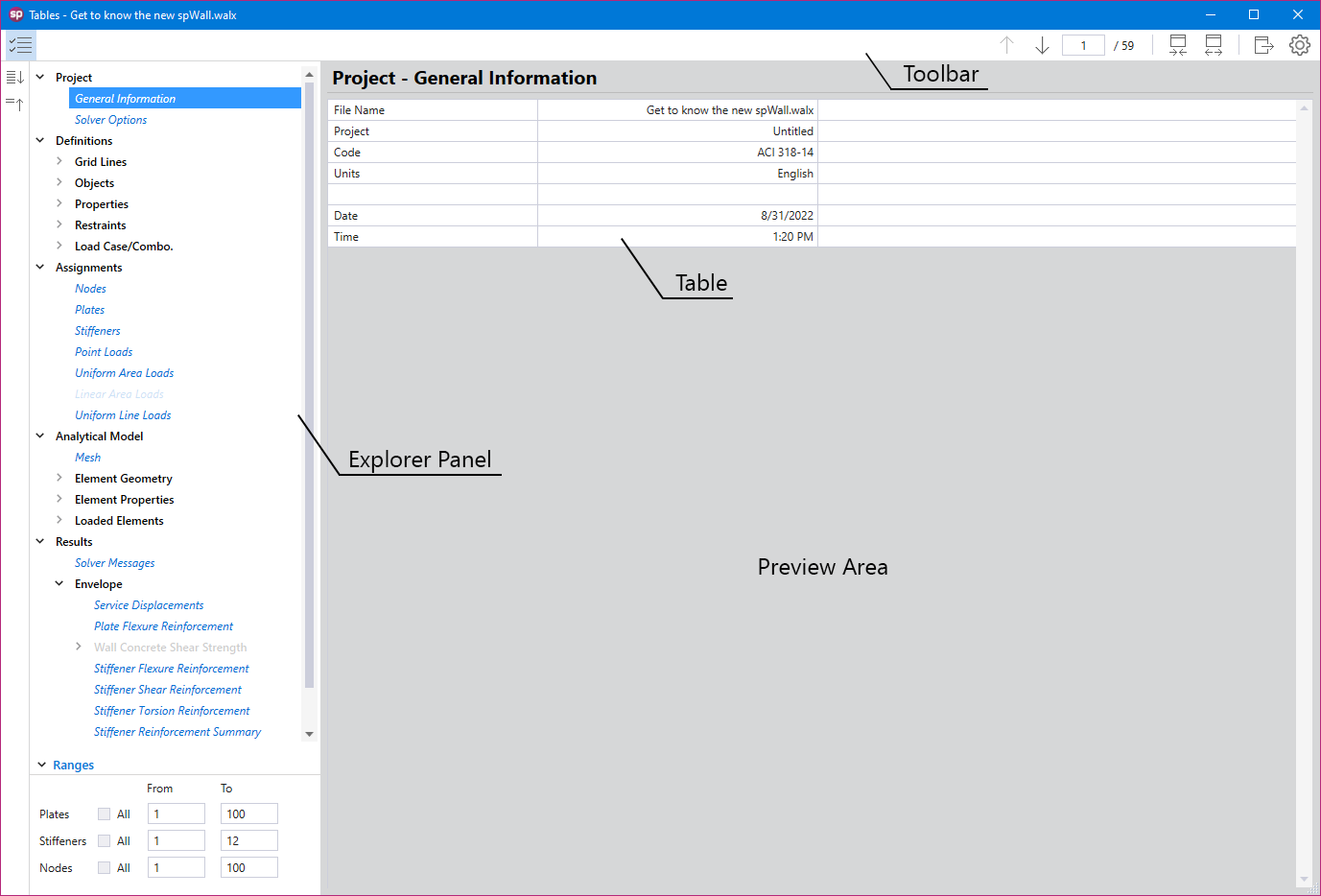 StructurePoint - spWall Features