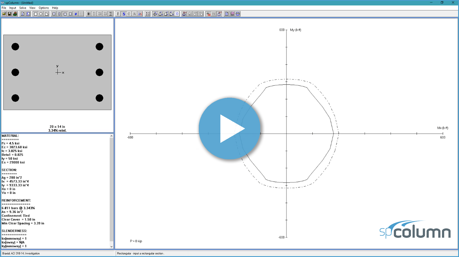 Slender Column Machine Tutorial Videos
