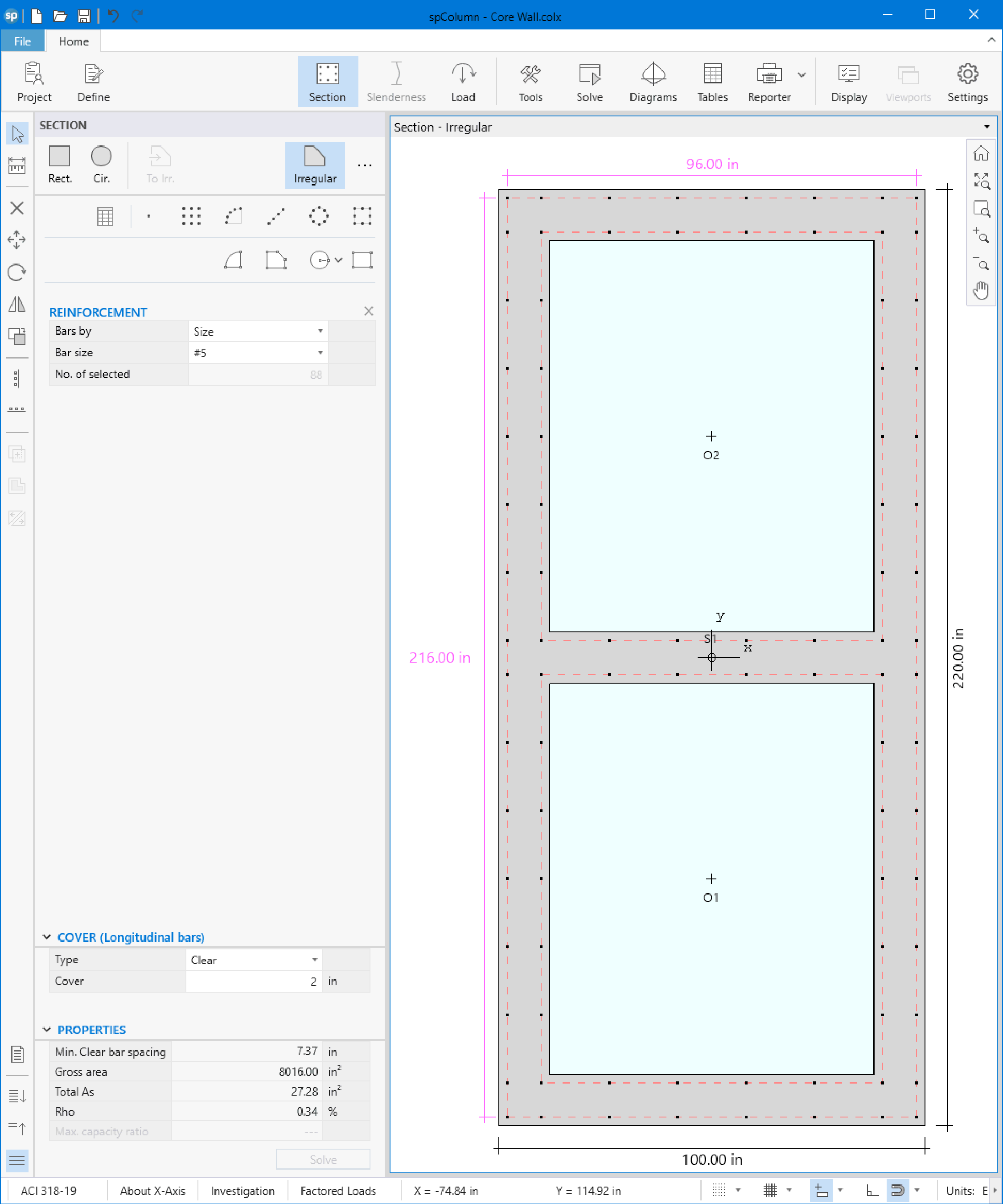 13 Core Wall Model Editor