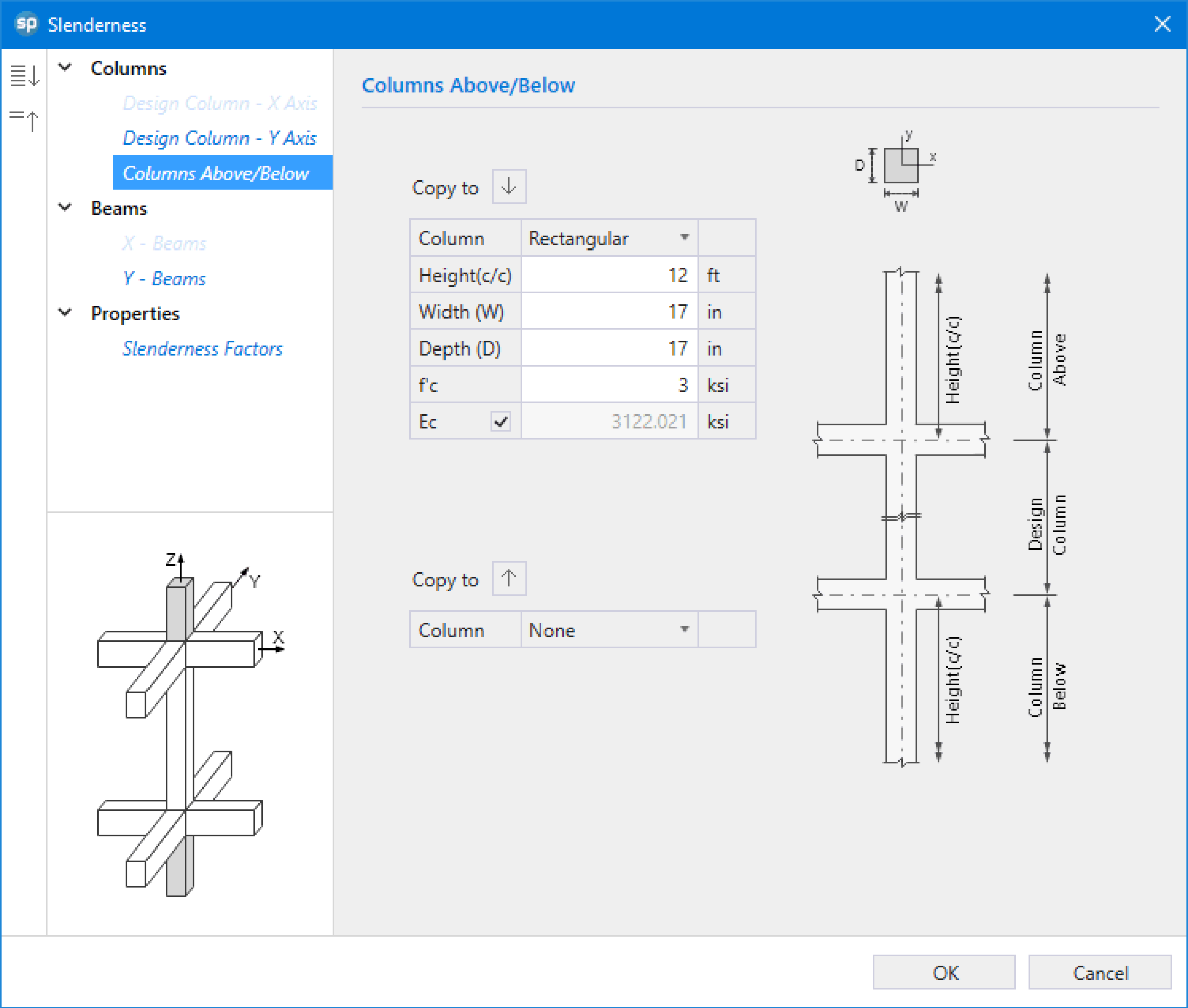 09 Defining Columns Above Below