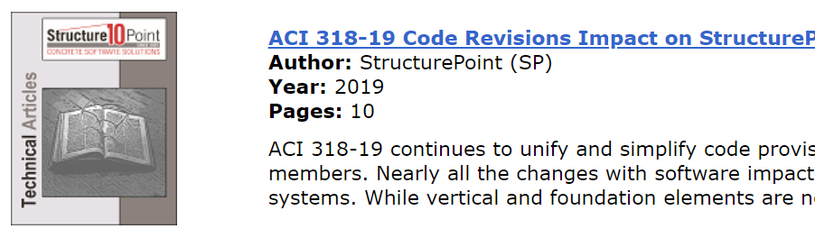 ACI 318-19 Code Revisions Impacts